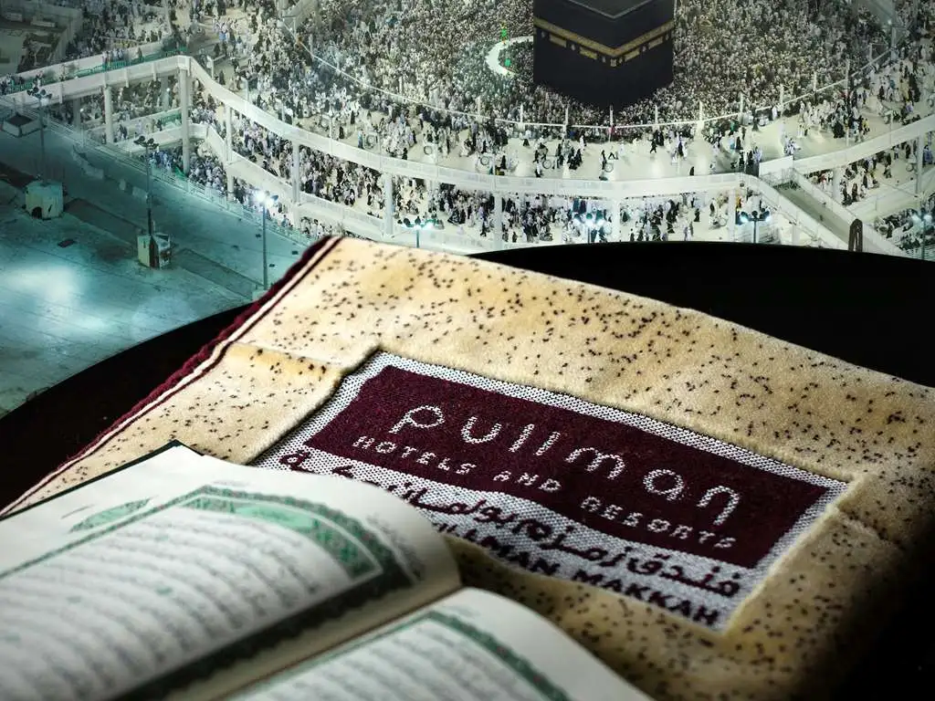 Stunning view of Masjid al-Haram from a room at Pullman Zamzam Makkah Hotel.